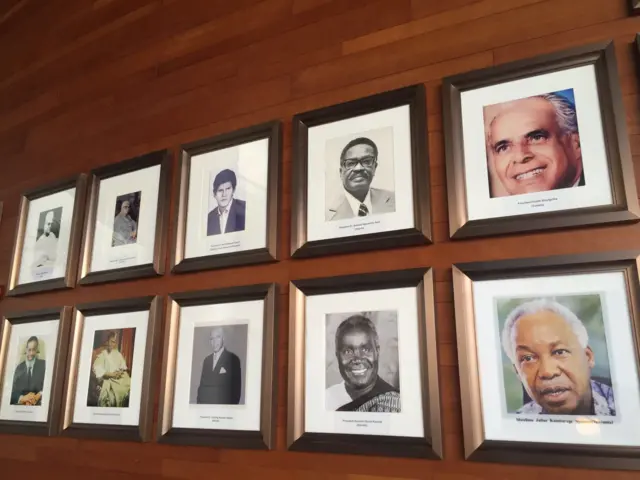 Portraits of African leaders