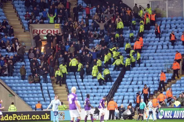 Trouble at the Ricoh Arena