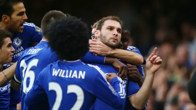 Chelsea celebrate