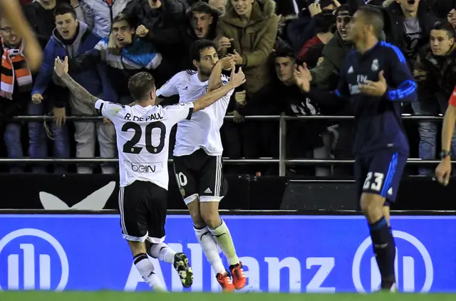 Valencia celebrate