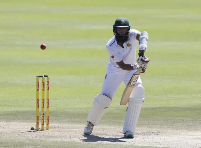 Hashim Amla in bat for South Africa