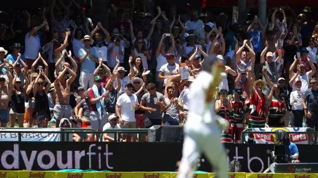 Fans applaud Ben Stokes' second century