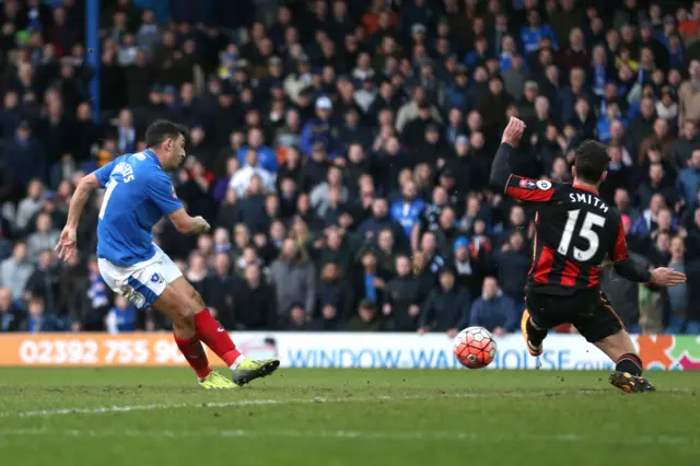 Portsmouth score through Gary Roberts