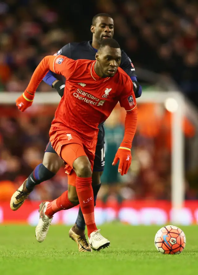 Liverpool striker Christian Benteke