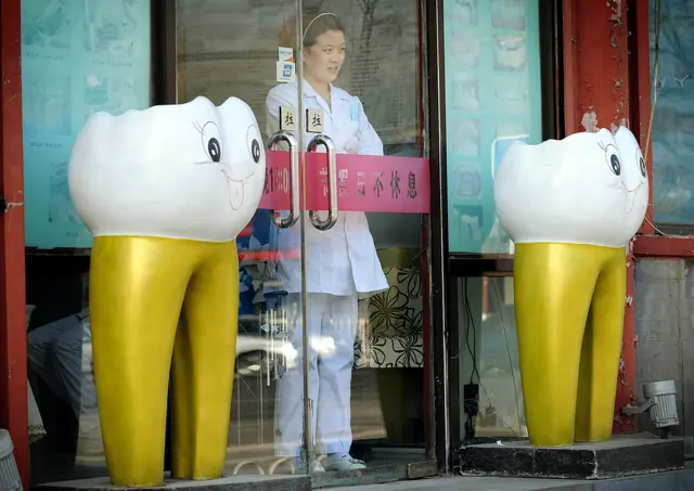 A dentist in China