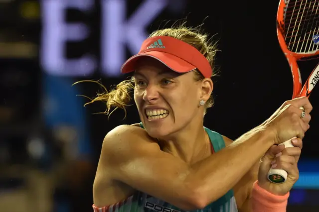 Kerber fights back