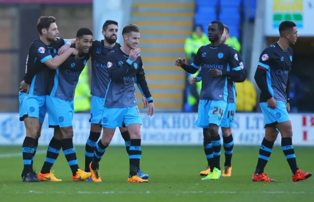 Sheffield Wednesday celebrate