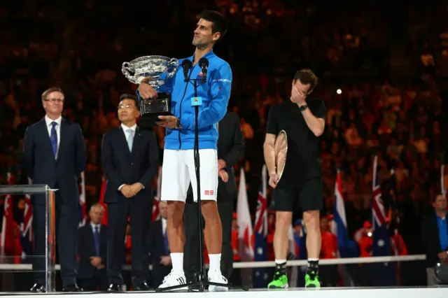 Novak Djokovic and Andy Murray