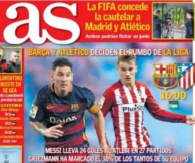 Barcelona v Atletico Madrid