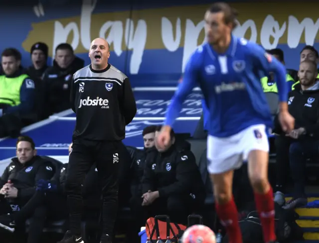 Portsmouth manager Paul Cook