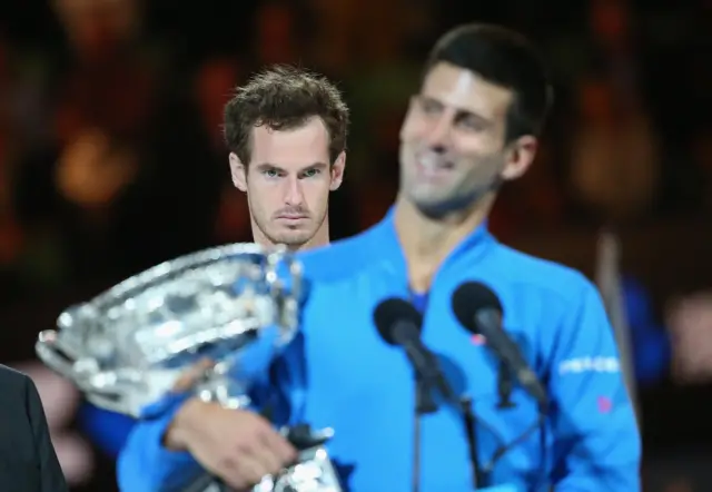 Andy Murray and Novak Djokovic