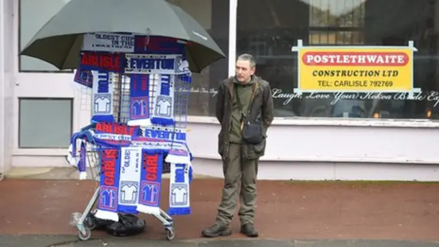 Carlisle scarf seller