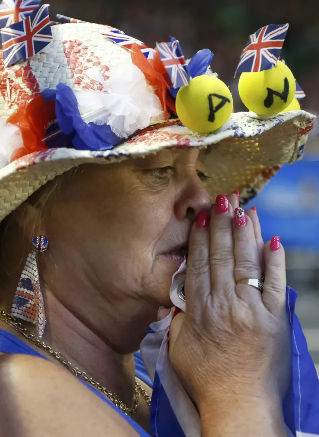 An Andy Murray supporter