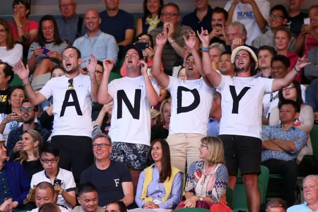 Andy Murray fans