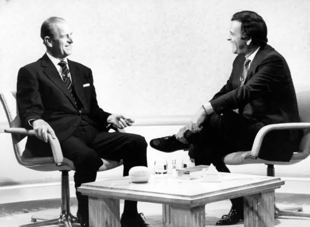 The Duke of Edinburgh and Sir Terry Wogan