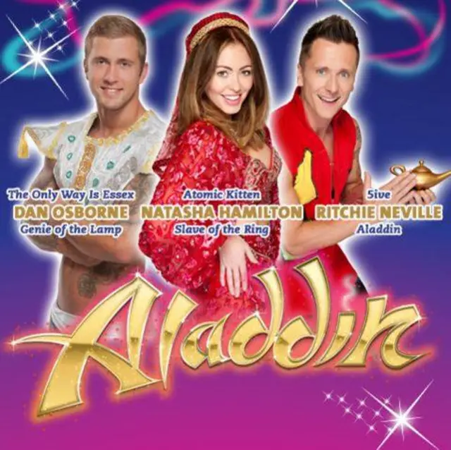 Aladdin pantomime poster