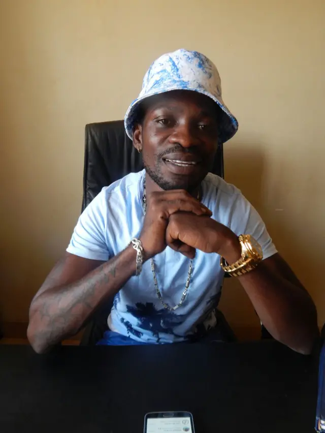 Ugandan musician Robert Kyagulanyi known as Bobi Wine