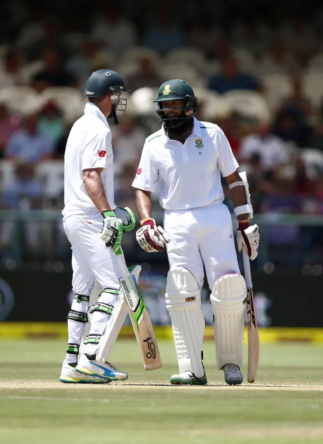 AB de Villiers and Hashim Amla