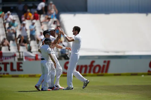 England celebrate