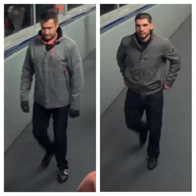 CCTV of two men