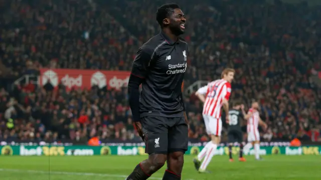 Kolo Toure reacts