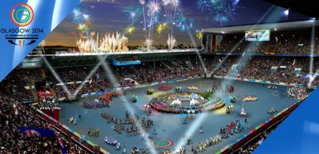 Glasgow Commonwealth Games opening ceremony