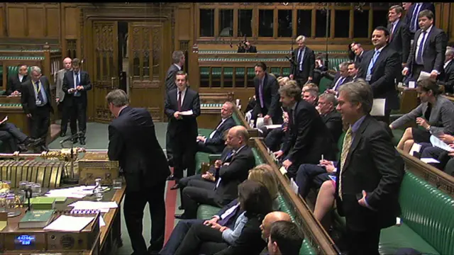 David Cameron in the Commons