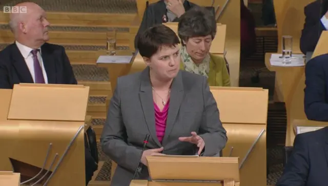 Scottish Conservative leader Ruth Davidson