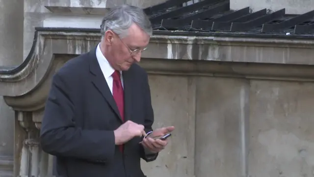 Hilary Benn in Westminster on Tuesday