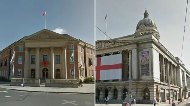 Derby and Nottingham council houses