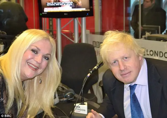 Vanessa with Boris Johnson