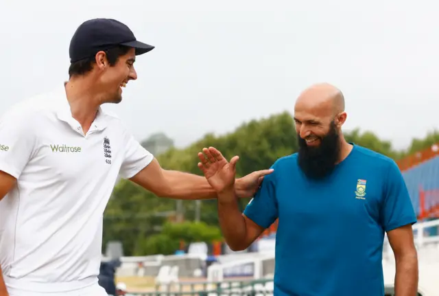 Alastair Cook and Hashim Amla