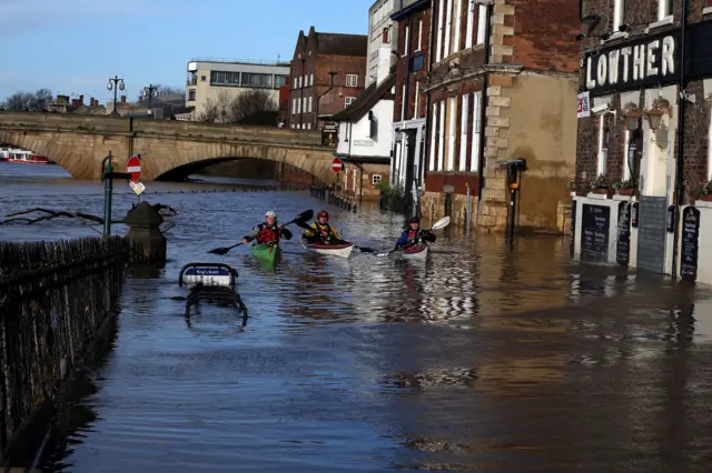 Flooding in York