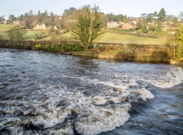 Bridge Hill in Belper from Belper bridge