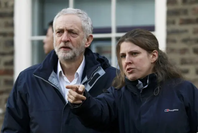 Rachael Maskell with Jeremy Corbyn