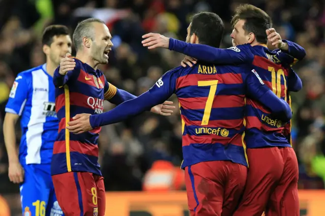 Barcelona celebrate