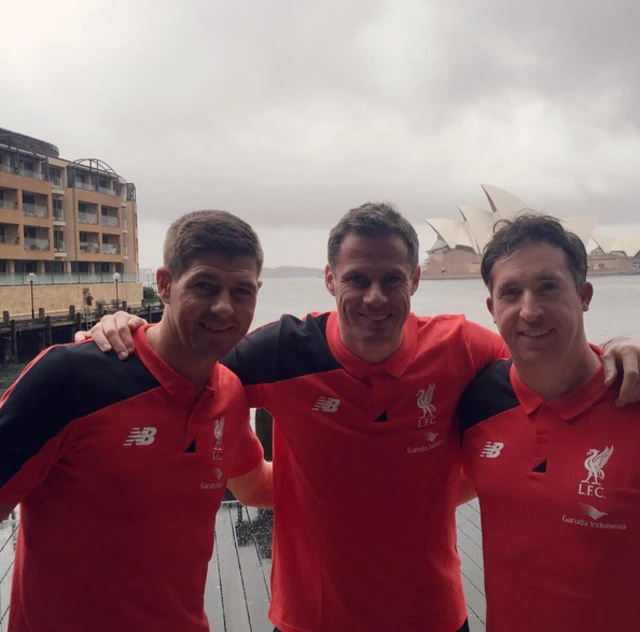 Steven Gerrard, Jamie Carragher, Robbie Fowler