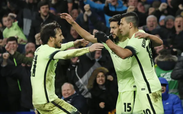 Jesus Navas celebrates