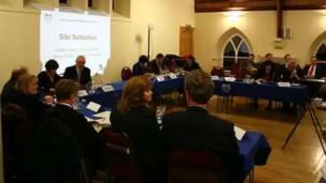 The NHS Orkney board meeting