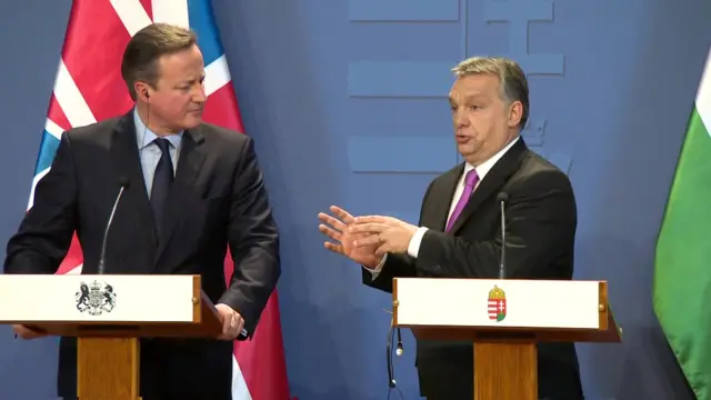 David Cameron and Viktor Orban