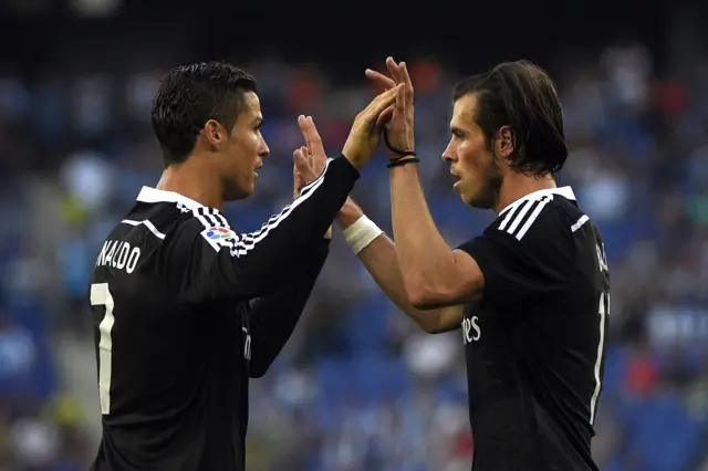 Ronaldo and Gareth Bale