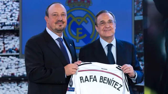 Rafael Benitez and Florentino Perez