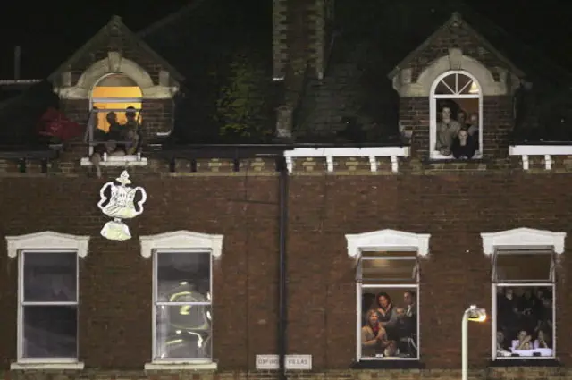 Fans watch on at St James' Park