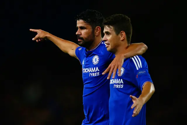 Oscar and Diego Costa