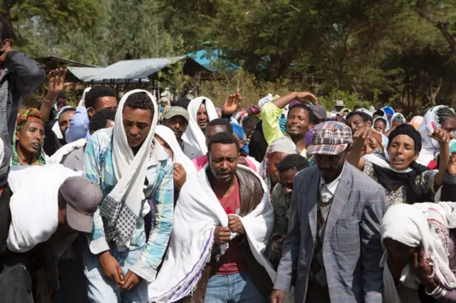 Ethiopia mourners