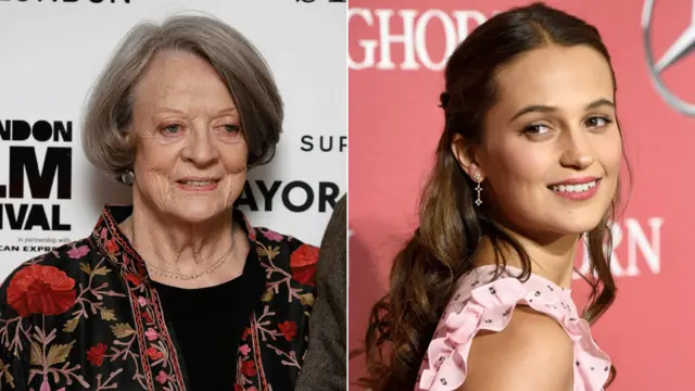 Maggie Smith and Alicia Vikander