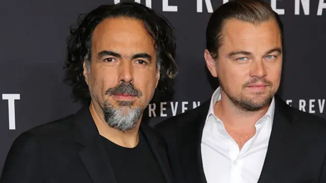 Alejandro G Inarritu and Leonardo DiCaprio