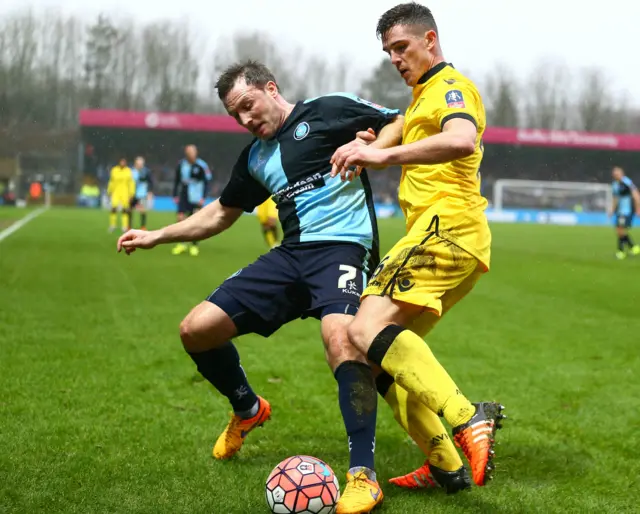 Wycombe's Garry Thompson