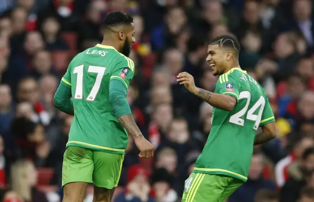 Jeremain Lens celebrates