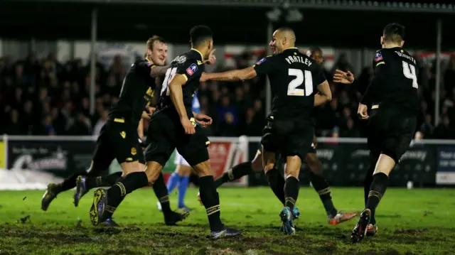 Bolton celebrate